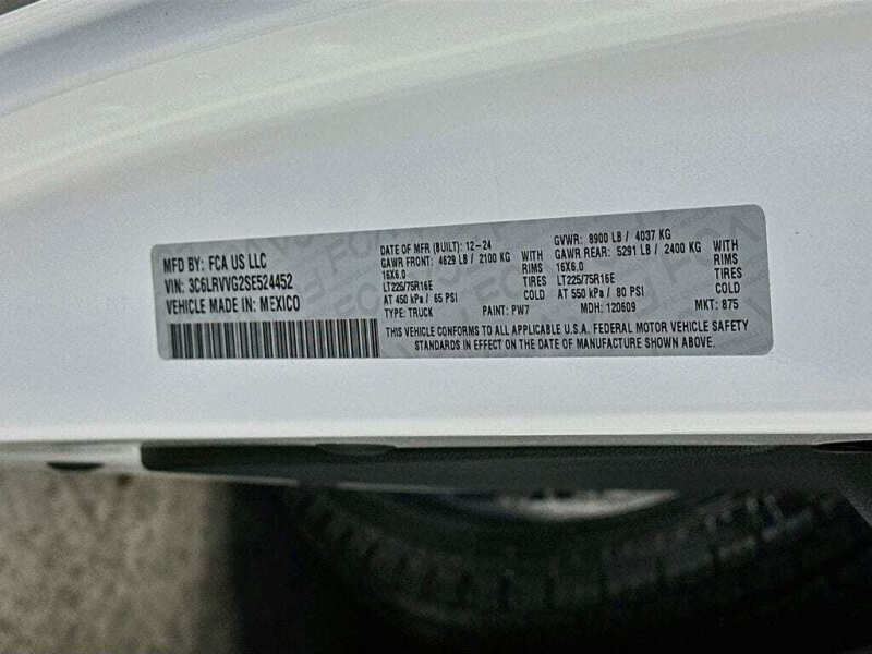 2025 RAM ProMaster