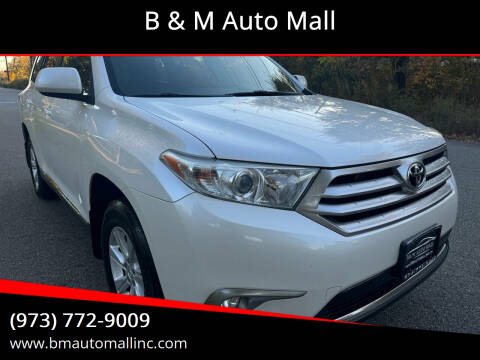 2012 Toyota Highlander for sale at B & M Auto Mall in Clifton NJ