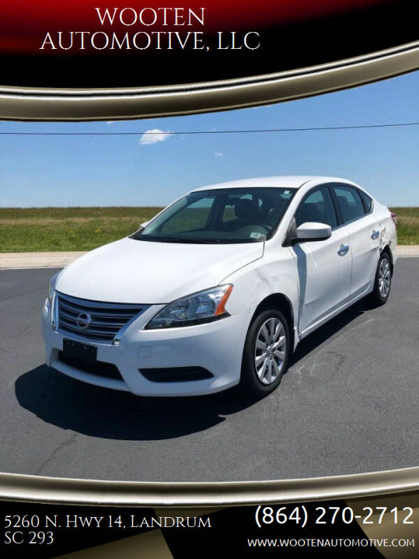 2015 Nissan Sentra for sale at WOOTEN AUTOMOTIVE, LLC in Landrum SC