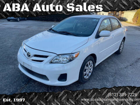 2011 Toyota Corolla for sale at ABA Auto Sales in Bloomington IN