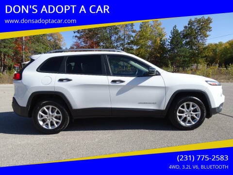 2016 Jeep Cherokee for sale at DON'S ADOPT A CAR in Cadillac MI