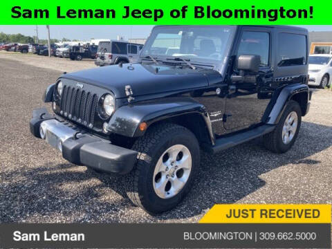 2014 Jeep Wrangler for sale at Sam Leman CDJR Bloomington in Bloomington IL