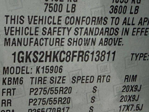 2015 GMC Yukon XL SLT