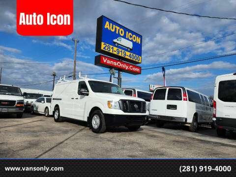 2018 Nissan NV for sale at Auto Icon in Houston TX