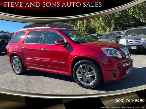 2012 GMC Acadia for sale at steve and sons auto sales - Steve & Sons Auto Sales 2 in Portland OR