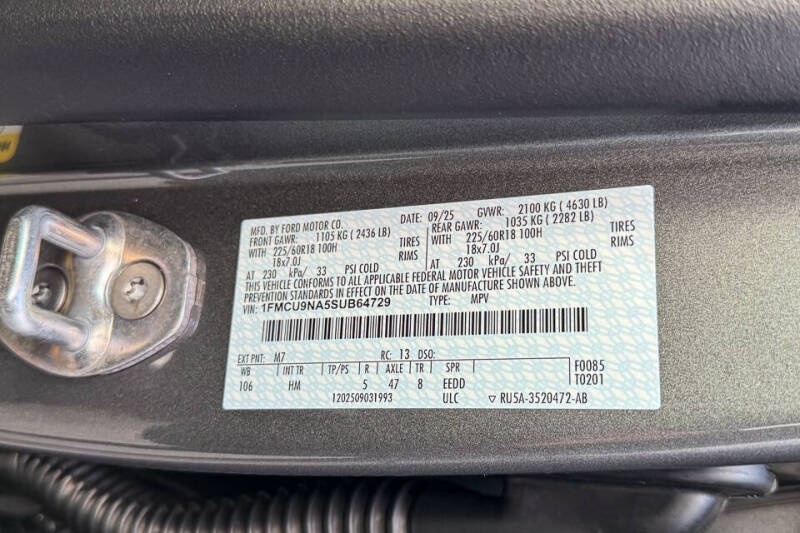 2025 Ford Escape ST-Line Select