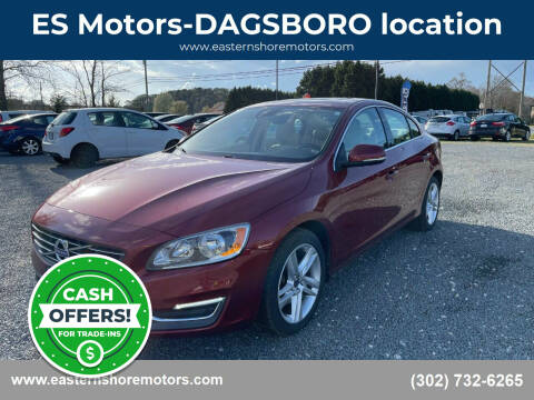 2015 Volvo S60 for sale at ES Motors-DAGSBORO location in Dagsboro DE