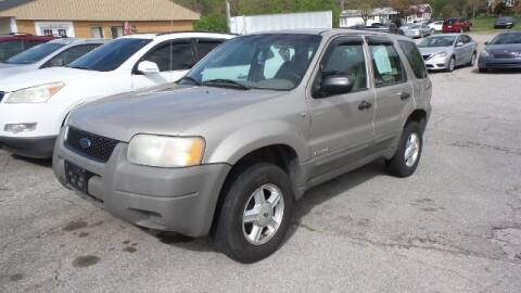 2001 Ford Escape for sale at Tates Creek Motors KY in Nicholasville KY