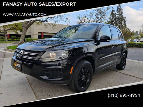 2013 Volkswagen Tiguan for sale at FANASY AUTO SALES/EXPORT in Yorba Linda CA