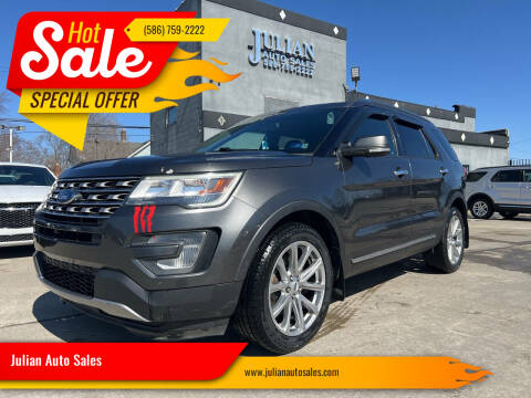 2017 Ford Explorer for sale at Julian Auto Sales in Warren MI