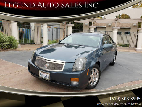 2006 Cadillac CTS for sale at Legend Auto Sales Inc in Lemon Grove CA
