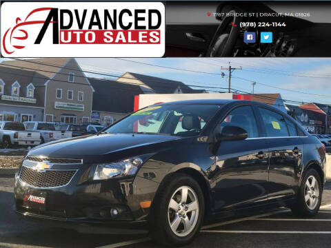 2014 Chevrolet Cruze for sale at Advanced Auto Sales in Dracut MA