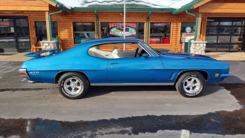 1972 Pontiac GTO for sale at Ross Customs Muscle Cars LLC in Goodrich MI