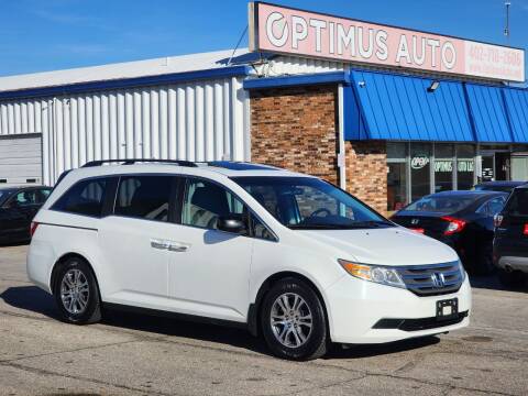 2012 Honda Odyssey for sale at Optimus Auto in Omaha NE