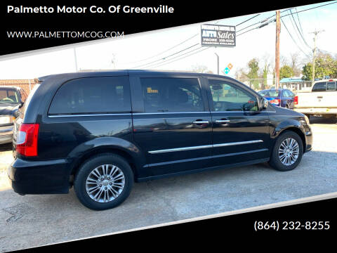 2013 Chrysler Town and Country for sale at Palmetto Motor Co. of Greenville in Greenville SC