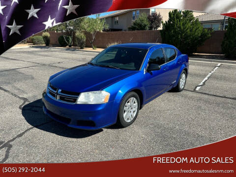 2013 Dodge Avenger for sale at Freedom Auto Sales in Albuquerque NM