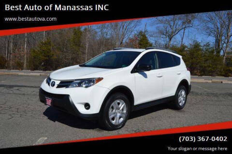 2015 Toyota RAV4 for sale at Best Auto of Manassas INC in Manassas VA