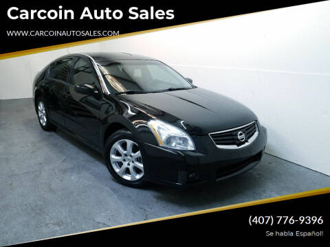 2008 Nissan Maxima for sale at Carcoin Auto Sales in Orlando FL