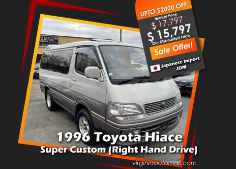 1996 Toyota Hiace for sale at Virginia Auto Mall - JDM in Woodford VA