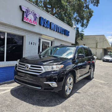 2013 Toyota Highlander for sale at M & M USA Motors INC in Kissimmee FL