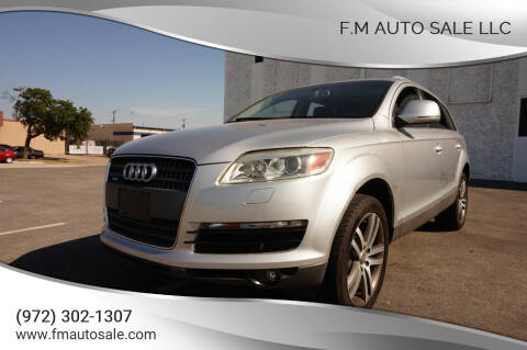 2007 Audi Q7 for sale at F.M Auto Sale LLC in Dallas TX