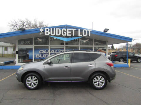 2013 Nissan Murano for sale at THE BUDGET LOT in Detroit MI