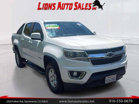 2017 Chevrolet Colorado for sale at LIONS AUTO SALES in Sacramento CA