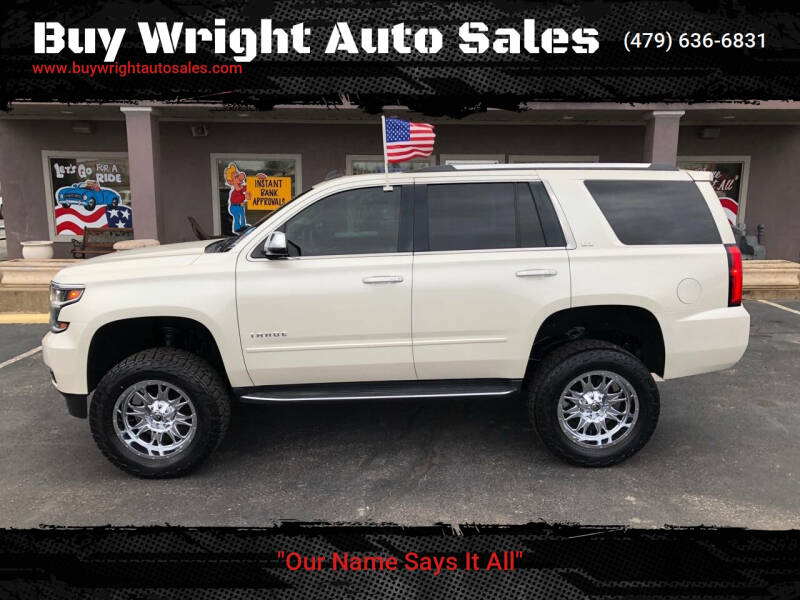 2015 Chevrolet Tahoe for sale at Buy Wright Auto Sales in Rogers AR