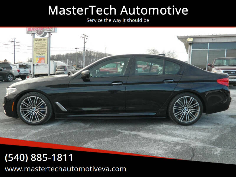 2018 BMW 5 Series for sale at MasterTech Automotive in Staunton VA