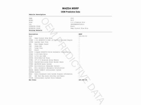 2022 Mazda CX-5 2.5 S Premium Plus