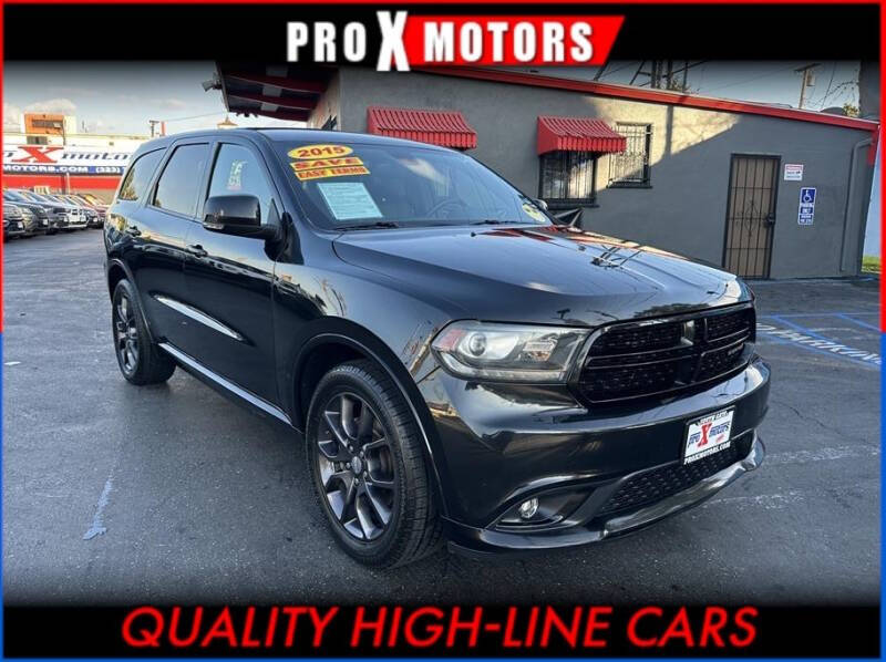 2015 Dodge Durango for sale at Pro X Motors in South Gate CA