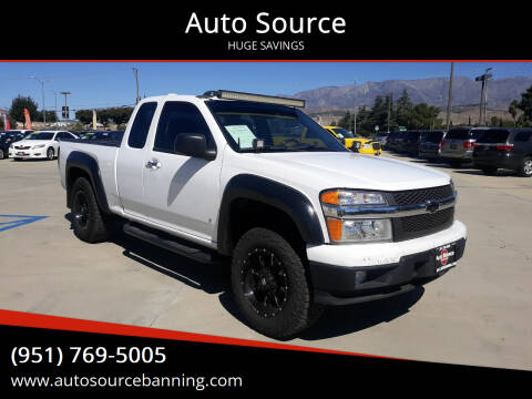 2009 Chevrolet Colorado for sale at Auto Source in Banning CA