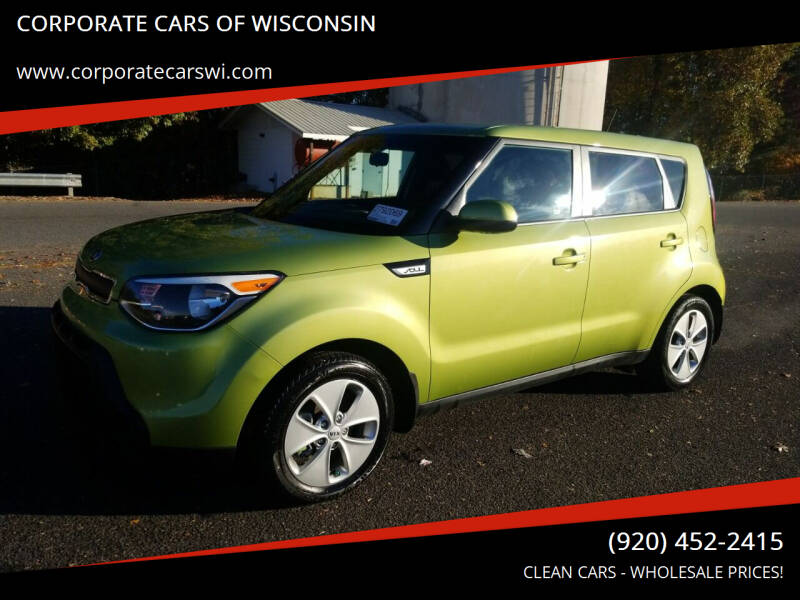 2016 Kia Soul for sale at CORPORATE CARS OF WISCONSIN in Sheboygan WI