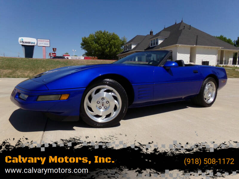 1994 Chevrolet Corvette for sale at Calvary Motors, Inc. in Bixby OK