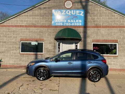 2016 Subaru Crosstrek for sale at VAZQUEZ AUTO SALES in Bloomington IL