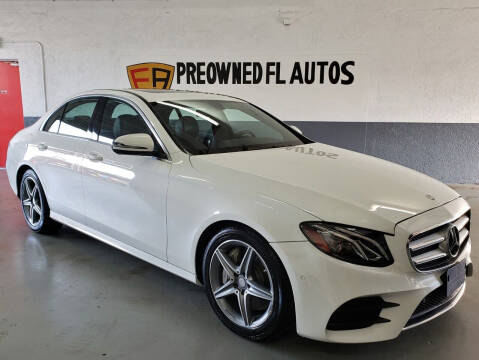 2017 Mercedes-Benz E-Class for sale at Preowned FL Autos in Pompano Beach FL