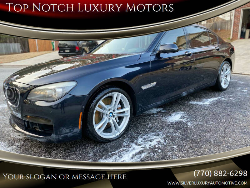 2014 BMW 7 Series for sale at Top Notch Luxury Motors in Decatur GA