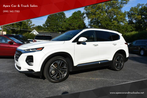 2019 Hyundai Santa Fe for sale at Apex Car & Truck Sales in Apex NC