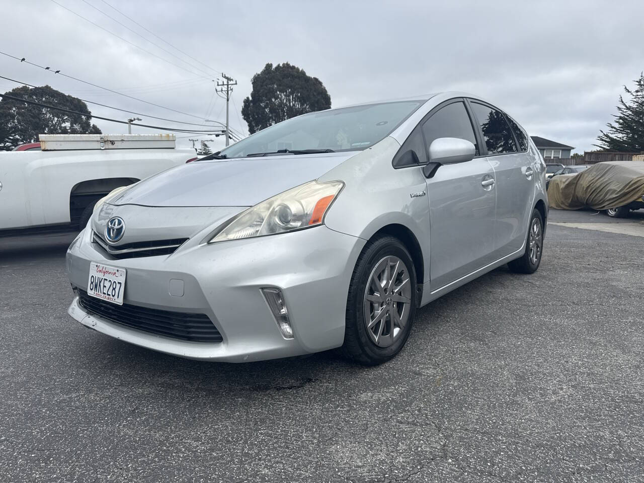 Silver 2012 Toyota Prius v Five Five 4dr Wagon 1