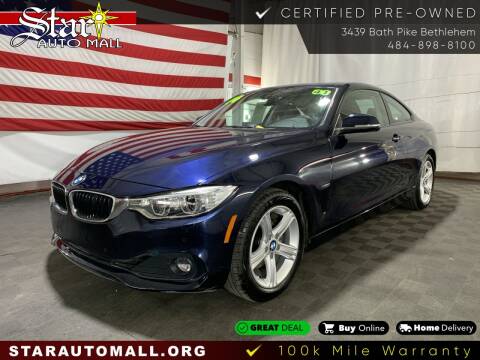 2014 BMW 4 Series for sale at STAR AUTO MALL 512 in Bethlehem PA