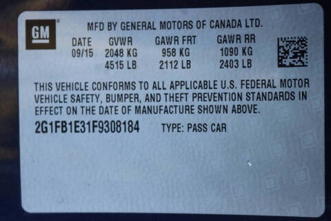 2015 Chevrolet Camaro LS