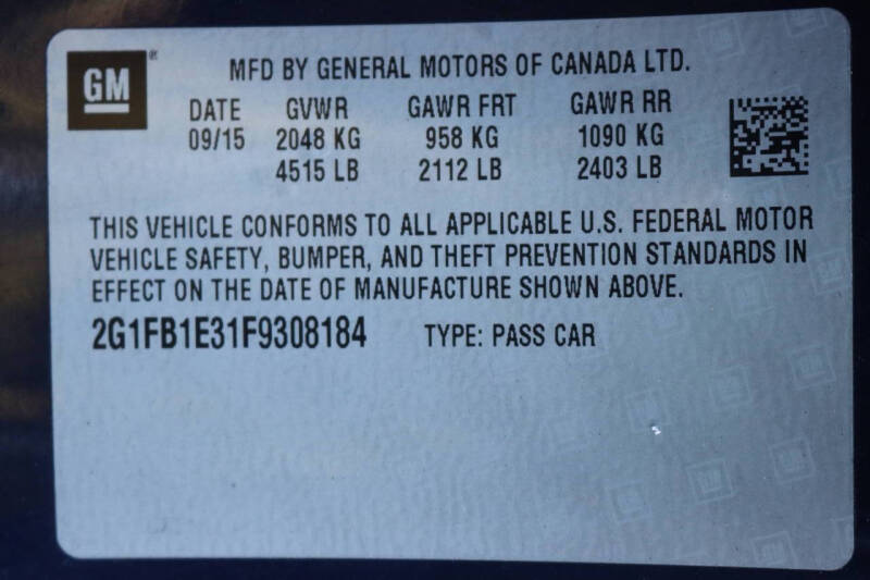 2015 Chevrolet Camaro LS