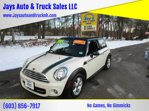2013 MINI Hardtop for sale at Jays Auto & Truck Sales LLC in Loudon NH