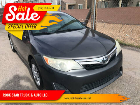 2013 Toyota Camry for sale at ROCK STAR AUTO SALES LLC in Las Vegas NV