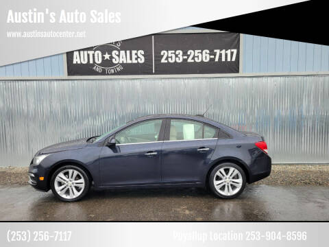2015 Chevrolet Cruze for sale at Austin's Auto Sales in Edgewood WA