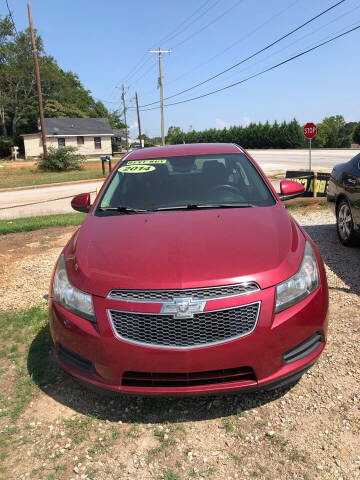 2014 Chevrolet Cruze for sale at Mega Cars of Greenville in Greenville SC