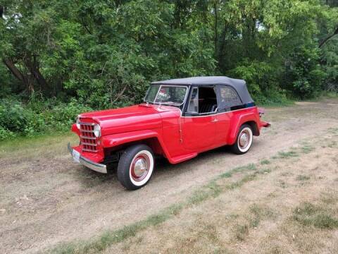 1950 Jeep Willy's Overland Jeepster for sale at Midwest Classic Car in Belle Plaine MN