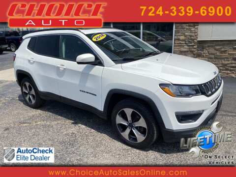 2018 Jeep Compass for sale at CHOICE AUTO SALES in Murrysville PA