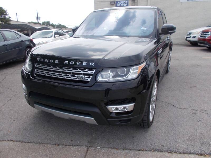 2014 Land Rover Range Rover Sport for sale at ACH AutoHaus in Dallas TX