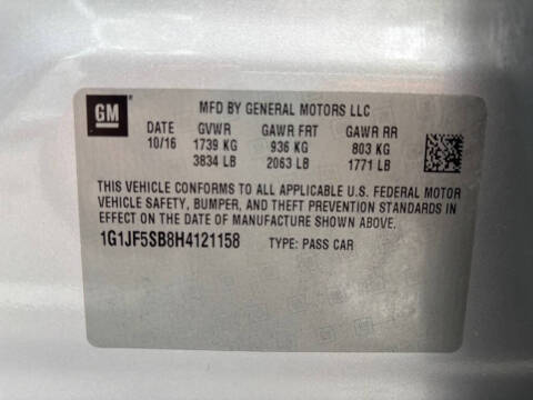 2017 Chevrolet Sonic Premier Auto